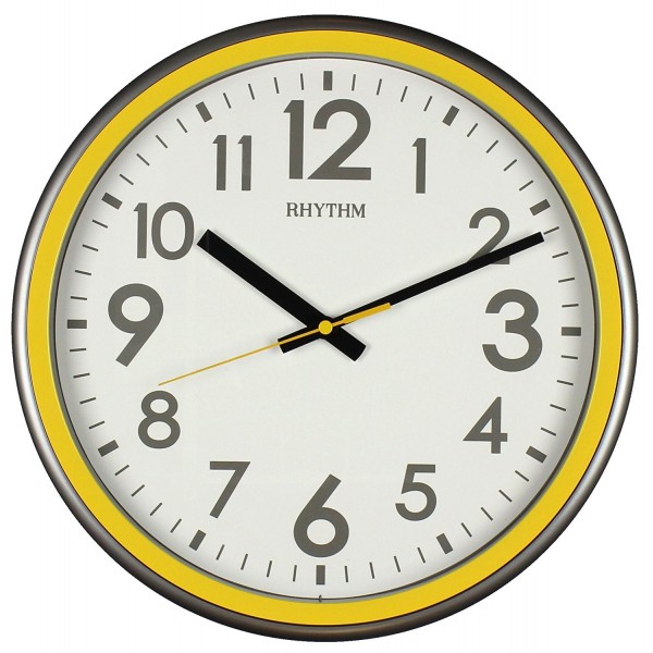 Rhythm(Japan) Silent Silent Silky Move Wall Clock